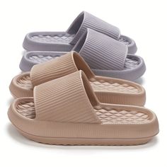 Material:EVAPatterned:Solid colorType:Slip-onAll-season:SummerPrinting Type:No PrintingItem ID:PH59219 Sandal Hotel, Summer Bathroom, Minimalist Pillows, Bathroom Slippers, Shower Shoes, Open Toe Slippers, Home Slippers, Outdoor Sandals, Slides Women