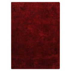 a red rug on a white background