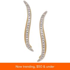 in stock Ear Crawlers, Fine Jewellery Earrings, Diamond Cuts, Silver Gold, Jewelry Earrings, Fine Jewelry, Pick Up, Buy Online, In Store