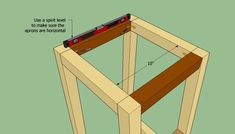 an image of a wooden frame with measurements for the top and bottom part on it