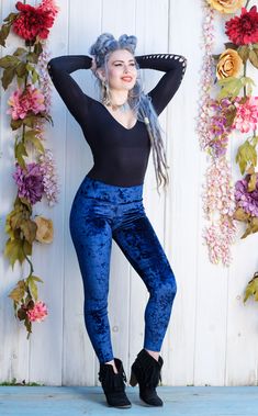 The Ladyhawke Legging makes the everyday "legging" into something spectacular. Fit to perfection these leggings will become a favorite go-to in your closet. Design Features: Waistband hits comfortably just under belly button Perfect hugs hips High rise to ensure perfect fit- yoga ready Moisture Wik Fabric for athletic high-performance activity Made in San Francisco, CA, USA Fabric Features: Available in 3 colors Red, Teal & Navy Crush Velvet. 90% Polyester, 10% Spandex. Fit: True to fit. Velvet Leggings Outfit, Teal Leggings, Warrior Within, Everyday Leggings, Tuscan Villa, Navy Leggings, Red Leggings, Velvet Shirt, Velvet Leggings