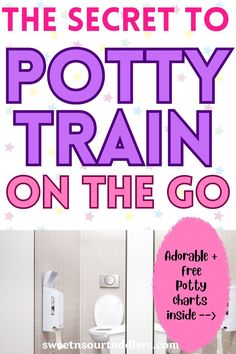 the secret to potty train on the go advertises free toilet paper inside