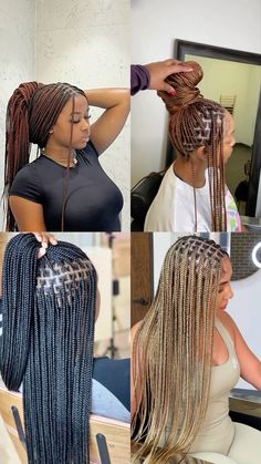 Braids For Indian Hair, New Box Braid Hairstyles, Curly Micro Braids Hairstyles, Knotless Braids Hairstyles Styles, Cute Protective Hairstyles Braids, Short Braids Hairstyle Women, Type Of Braids, Dutch Style