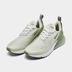 Nike Air Max 270 Sea Glass/Oil Green/White Fn7101 020 Brand New In Box Nike 270s, Womens Nike Air Max 270, Olive Green Nike, Air 270, Nike 270, Cute Summer Shirts, Nike Shoes Air Max, Cute Nike Shoes, Nike Air Max For Women