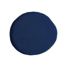 a dark blue round object on a white background with space for your text or image