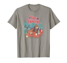 PRICES MAY VARY. Officially Licensed Disney Fox and the Hound Apparel for Men - Women - Boys and Girls; Fox and the Hound T-Shirts; Vintage Movies T-Shirts; Cartoon T-Shirts; Fox & Hound T-Shirts; Best Friends T-Shirts; Classic Disney T-Shirts; Heartwarming T-Shirts; 22DSFH00009B-001 Lightweight, Classic fit, Double-needle sleeve and bottom hem Fox And Hound, Disney Fox And The Hound, Disney Long Sleeve T-shirt For Disney Trips, Disney Trips Graphic Print Crew Neck T-shirt, Fox Hound, Disney Dogs Shirt, Vintage Disney Shirts Hot Topic, Disney T Shirts, Best Friend T Shirts