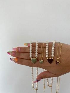 Pearl Necklaces Evry Jewels Fall Aesthetic Jewelry, Fall Jewelry Aesthetic, Nails And Jewelry Aesthetic, Assesories Aesthetic, Jewlerie Aesthetic, Aestethic Jewelry, Fall Beaded Jewelry, Pinterest Jewelry