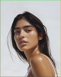 This sun-drenched portrait celebrates the beauty of simplicity and nature. The subject’s skin shimmers with a healthy, dewy glow, enhanced by the soft, natural light. With her relaxed expression and sunlit skin, this image encapsulates the effortless beauty of a summer day.

 #GlowOn #NaturalRadiance #SunshineVibes #SummerGlow #EffortlessBeauty #MinimalistSummer #SunKissedSkin #FreshFaced #NaturalElegance #GoldenGlow Soft Dewy Makeup, Barefaced Beauty, Facial Massage Techniques, Dewy Makeup Look, Sunkissed Skin, Minimalist Summer, Dewy Makeup, Minimal Makeup, Simple Joys