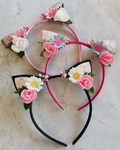 mkrosario@rap.midco.net - Mail - Midco Webmail Cat Ear Clips Diy, Hair Accessories Diy Headband, Chat Diy, Felt Hair Accessories, Girls Hair Bows Diy, Felt Headband, Headpiece Diy, Silk Thread Jewelry