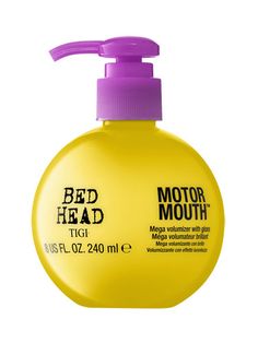 How to Get Thicker Hair - Hair Growth Products - Volumizers can do wonders for hair, but they often rob it of shine. TIGI Bed Head Motor Mouth ($22.99) builds thickness while also imparting a glossy finish. Thick Hair Solutions, Thickening Hair, Drugstore Hair Products, Thick Hair Remedies, Thick Hair Growth, Get Thicker Hair, Tigi Bed Head, Limp Hair, Products Review