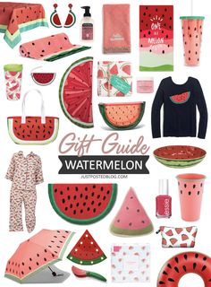 the watermelon gift guide is full of cute items