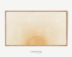 an image of a wooden frame with the word umanana on it in white