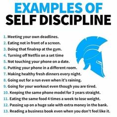 a poster with the rules for self - discripe in blue and white