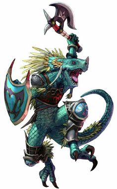 an image of a blue dragon with horns and armor