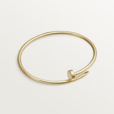 Cartier - Juste un Clou bracelet, small model - Bracelet Gold - Juste un Clou bracelet, small model, 18K yellow gold (750/1000). Width: 2.5 mm (for size 17). Please note that the carat weight, number of stones and product dimensions will vary based on the size of the creation you order. For detailed information please contact us. Juste Un Clou Bracelet, Cartier Juste Un Clou, Nail Bracelet, Cartier Bracelet, Detailed Jewelry, Vintage Glasses, Bracelet Collection, Love Bracelets, Dream Jewelry