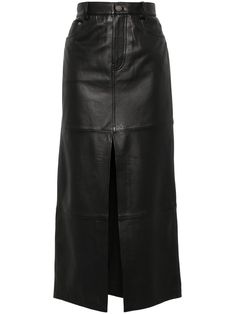 Leather Maxi Skirt, Reformation Clothing, Dark Style, Planet People, Yoko London, Upcycled Materials, Boots Fall, Exclusive Fashion, Ballet Flat Shoes