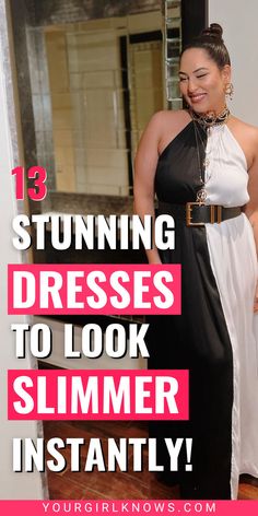 Update your wardrobe for a slimmer and sleeker look! These 13 dresses are designed to create an instant hourglass shape and flatter your figure. Get ready to turn heads and feel confident in any outfit. Click now to discover your perfect dress! Bday Guest Outfit, Hourglass Shape, Update Your Wardrobe, Dresses Dresses, Slim Dresses, Yes Please, Guest Outfit