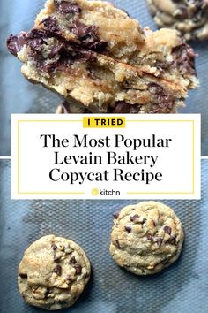 the most popular leviian bakery copycat recipe is made with cookies and chocolate chips