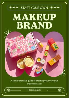 THIS IS A DIGITAL DOWNLOAD. NO PHYSICAL ITEM WILL BE SHIPPED TO YOU. "Start Your Own Makeup Brand" is an insightful and practical guide that equips aspiring entrepreneurs with the knowledge and tools needed to launch their own successful cosmetics line. From developing a unique brand identity and formulating products to navigating regulatory requirements and building a compelling marketing strategy, this resource covers every aspect of the cosmetics business. Whether you're a makeup enthusiast, Homemade Makeup, Makeup Guide, Business Venture, Profitable Business, Diy Makeup, Makeup Brands, Lip Balm, Marketing Strategy, Brand Identity