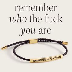 Bold Remember Who the F♥ck You Are Tube Bracelet Stackable Birthstone Rings, Lily Jewelry, Tube Bracelet, Customizable Jewelry, Photo Necklace, Bracelet Style, Braided Bracelet, Grad Gifts, Stay Positive