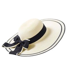 Foldable Floppy Straw Sun Hat with Silk Ribbon Bow-Hats-Innovato Design-White-Innovato Design Chic Sun Hat For Vacation, Elegant Lightweight Boater Hat For Beach, Adjustable Floppy Sun Hat For Summer, Chic Summer Sun Hat For Sunbathing, Chic Summer Boater Hat With Uv Protection, Elegant Boater Hat For Beach Vacation, Elegant Summer Boater Hat For Day Out, Elegant Hats For Beach Season Vacation, Elegant Beach Hats For Vacation