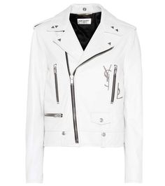 Colorful Leather Jacket, Cl Fashion, White Leather Jacket, Riders Jacket, Real Leather Jacket, Leather Motorcycle Jacket, Leather Biker Jacket, Leather Moto Jacket, White Jacket