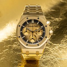 Smoked Gold🥇  Audermars Piguet Royal Oak Selfwinding Chronograph 41mm In Yellow Gold Smoked Yellow Gold-Toned Dial   REF: #26240BA.OO.1320BA.02 Special Ops, Yellow Gold, Yellow