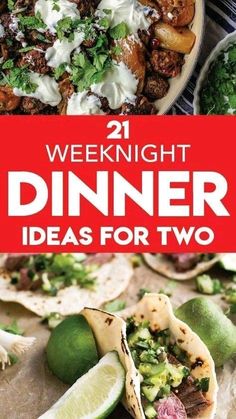 Weeknight Dinner Quick, 1 Week Of Dinner Ideas, Yummy Dinners For 2, Dinner Ideas Fir Two, Nice Meals For Two, Weekly Dinners For Two, Weekly Dinner Ideas For Two, Health Meals For Two, Healthy Dinner Recipes For Couples