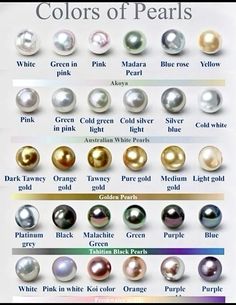 Types Of Pearls, Gemstones Chart, Jewelry Knowledge, Pearl Jewelry Design, Tahitian Black Pearls, Magical Jewelry, Crystal Healing Stones, Fashion Mistakes, Pink Pearl