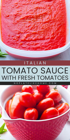 Have an amazing and family-friendly dinner with the best tomato sauce with fresh tomatoes! An easy tomato sauce recipe that's sweet and incredibly delicious to put over your pasta! A vegetarian (Vegan too) tomato sauce a.k.a. marinara sauce and gluten-free! Tomato Sauce Fresh Tomatoes, Gluten Free Tomato Sauce, Tomato Sauce With Fresh Tomatoes, Easy Comfort Food Recipes, Sauce With Fresh Tomatoes, Italian Tomato Sauce