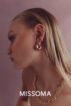 Make it molten with show-stopping sculptural shapes. Discover hoops and earrings, in silver or gold. Our best selling styles pair molten metals with hand-cut semi-precious gemstones.