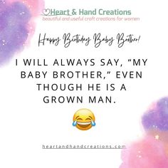 a happy birthday card for a baby boy with an emoticive message on it