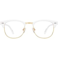 This retro browline style looks as fresh today as it did when it first arrived on the scene more than 50 years ago. The wide eyeglasses works equally well for hip everyday glasses or sunglasses. It is available in the following colors: clear black white tortoiseshell red and orange cream with gold metal rim. Please note the actual pattern on eyeglasses may vary slightly from the one pictured. | Zenni Retro Browline Prescription Eyeglasses White Tortoise Shell Mixed Browline Glasses, Glasses Design, Everyday Glasses, White Rims, Classic Vibe, Rim Design, Zenni Optical, Keke Palmer, Oval Face Shapes