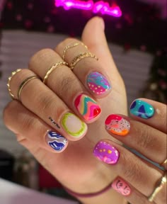 Hard Nails, Colorful Nail, Summery Nails, Short Square Acrylic Nails, Cute Gel Nails, Trendy Nail, Trendy Nail Art, Square Acrylic Nails, Minimalist Nails