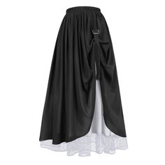 PRICES MAY VARY. Premium Material:Our Renaissance skirt boasts a stretchy double-layered for maximum comfort and freedom of movement. Unique Design for Women: This Renaissance skirt falls elegantly to the ankle, featuring an adjustable elastic band for a personalized fit. Versatile Styles: Inspired by the Renaissance and Victorian era, as well as pirate and floor-length skirts, our skirt offers a variety of layered designs to suit different occasions and preferences. Multiple Usages: Perfect for Victorian Skirts, Medieval Skirt, Victorian Peasant, Pirate Skirt, Victorian Skirt, Steampunk Skirt, Maxi Lace Skirt, Skirt Maxi, Long Skirts For Women