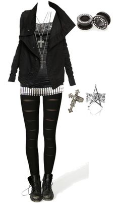 "Untitled #676" by bvb3666 ❤ liked on Polyvore Forks High School, Metal Outfit, Forks Washington, Emo Stuff, Twilight Series, Hipster Outfits