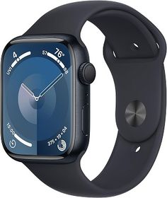 the apple watch series 4 is shown in black