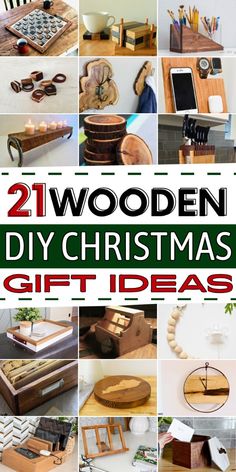 twelve wooden diy christmas gift ideas