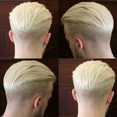 Blonde Hair Pieces, Hair Pieces For Men, Fade Cut, Hairstyle Men, Hairstyles Blonde, Hair Toupee, Mens Hairstyles Medium, Men's Hairstyle