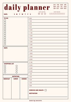 planner diário retro para organização Day Designer Planner, Exam Planner, Daily Planner Pdf, Day Planner Template, Cute Daily Planner, Daily Planner Design, Planner Diario, Free Planner Templates, Daily Planner Printables Free