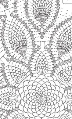 a black and white image of an intricate design with dots on the center, surrounded by smaller circles