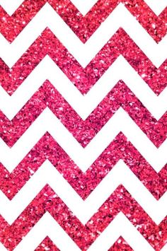 pink and white chevron pattern with glitter