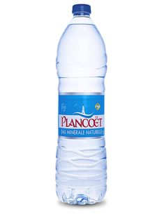 a bottle of water on a white background