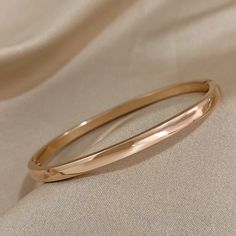 Simple Smooth Stainless Steel Bangles Bracelets for Women Trendy Gold Plated Metal Bracelet Jewelry Stainless Steel Bangles, Bangles Bracelets, Metal Bracelet, Bracelets For Women, Metal Bracelets, Bracelet Jewelry, Bangle Bracelets, Gifts For Women, Jewelry Bracelets