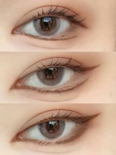 Bentuk Alis, Mekap Mata, Doll Eye Makeup, Korean Eye Makeup, Ulzzang Makeup, Swag Makeup, Eye Makeup Pictures, Pinterest Makeup