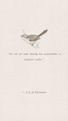 a bird sitting on top of a piece of paper with a quote written in it