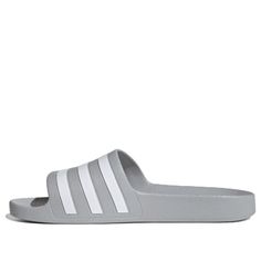 adidas Adilette Aqua Gray Beach & Pool Slides/Slippers Adidas Flip Flops, Adidas Slippers, Adidas Slides, Slides Slippers, Adidas Adilette, Grey Adidas, Pool Slides, Beach Pool, Christmas List