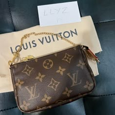 New Never Used Comes With Box And Dustbag Sf1211 Guaranteed Authentic Posh Fee Is 20% That’s Why Price Is High Ig Llyzie007 Mini Pochette Accessories, Minimalist Handbag, Bridal Floral Crown, Pochette Accessories, Expensive Things, Louis Vuitton Crossbody Bag, Lv Pochette, Louis Vuitton Crossbody, Handbag Essentials