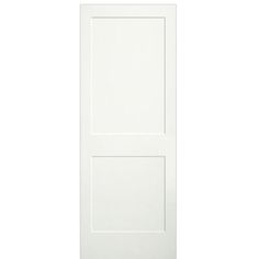 2-Panel 20 Minute Fire Rated Shaker Redi-Prime Single Door 2 Panel Shaker Door, Rail Door, Shaker Interior, Farmhouse Craftsman, Interior Door Styles, Rustic Mediterranean, Laminated Veneer Lumber, Contemporary Door, Wood Core