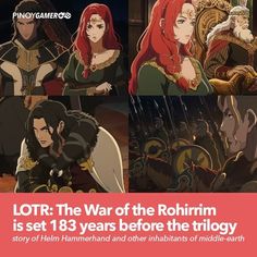 The Lord of the Rings: the War of the Rohirrim is set 183 years before the trilogy Zom 100, New World, Anime